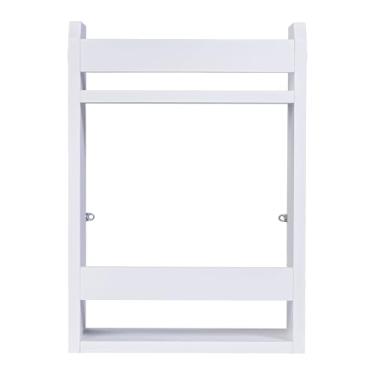 Imagem de Prateleira Flutuante MDF Para Potes E Produtos De Limpeza (branco)