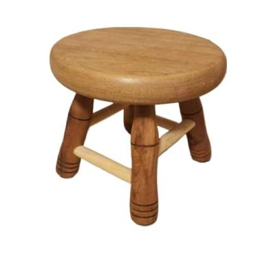 Imagem de Banco De Madeira MaciçA – Para Fins Decorativos Ou Uso Infantil