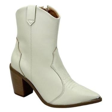 Imagem de Bota Vizzano Country Western 3070.108 Off White-Feminino