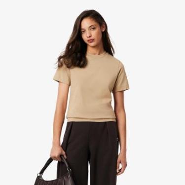 Imagem de Camiseta Lacoste de Algodão com Estampa Feminina-Feminino