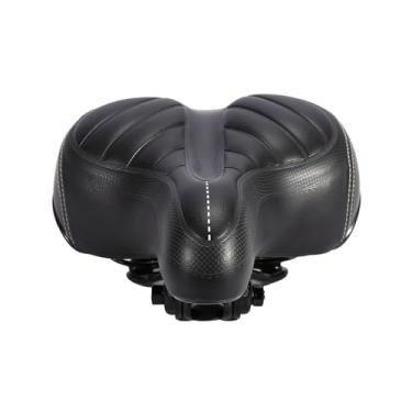 Imagem de Cryfokt Almofada Macia de Selim de Bicicleta Mais Espessa Com Design Ergonômico para Bicicletas de Montanha, Assento de Ultramacio Com Superfície Impermeável de PU de Alta Elasticidade, Assento de