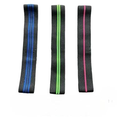 Imagem de Kit 3 Faixas Elásticas de Exercício, Versáteis para Academia, Yoga e Pilates