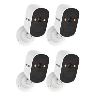 Imagem de ANJ.GG Câmera de Segurança Interna/Externa, Estilo Domo, 1080p/720p HD, Detecção de Movimento, Monitoramento Residencial/Bebê/Pet, W10*4, Sem Fio/Com Fio, Áudio 2 Vias, AC/DC, Wi-Fi, Controle por App