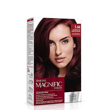 Imagem de Coloração 5.66 Castanho Claro Vermelho Intenso Magnific Color Amend