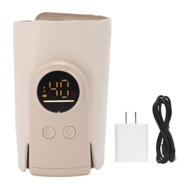 Imagem de ZJchao Aquecedor de Mamadeiras para Leite Materno, Aquecedor de Mamadeiras Rápido Controle de Temperatura Preciso Universal de Leite Sem Fio Recarregável Com Luz para (8000mah Plugue dos EUA)