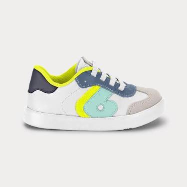 Imagem de Tênis Infantil Bibi Agility Mini II Branco com Azul, 22