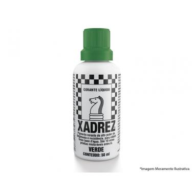 Imagem de Corante Liq Xadrez Extra 50Ml Verde c/12pcs