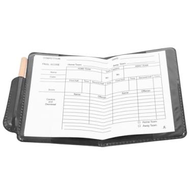 Imagem de Hemoton Carteira de couro padrão de cartas de árbitro de futebol leve para acessório de árbitro de recorde de jogo