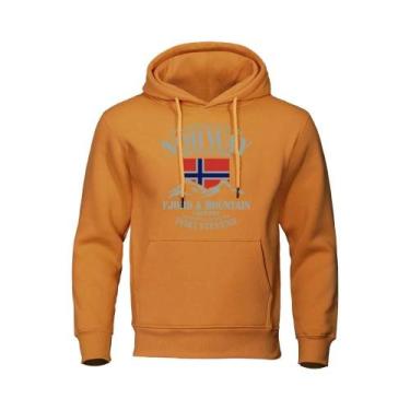 Imagem de Moletom Casual Oversize Para Homens E Mulheres, Moda Norueguesa Fjord,