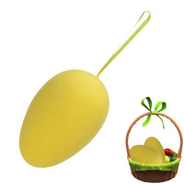 Imagem de Enfeite de ovo de Páscoa - Decoração sazonal de 22 cm - Enfeites de férias penduráveis - para locatários amantes de artesanato em casa, escritório, hotel, sala de estar, quarto, estudo, berçário