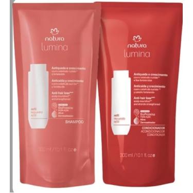 Imagem de kit refil xampu e cond lumina antiqueda 300 ml