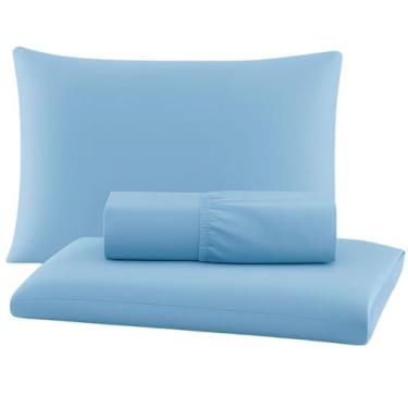 Imagem de Lencol Jolitex Toque Seda 3 Pecas Casal Macio Suave 300 Fios - Jolitex