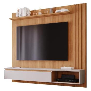 Imagem de Painel Suspenso Panamá Plus para TV até 55 - Permóbili, Nature/Off Whi