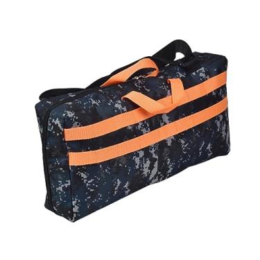 Imagem de Yardwe Bolsa de armazenamento tática compatível com NERF Mochila utilitária ajustável para jogos de guerra, organizador de brinquedos resistentes para aventuras ao ar livre