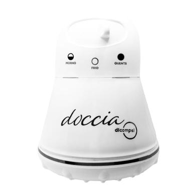 Imagem de Ducha Doccia 220 Volts 5500 Watts Branco com Gravação em Preto - DRD-1220/1 - DICOMPEL