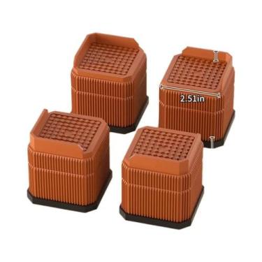 Imagem de Almofadas Para Aumentar a Altura De Móveis, Elevadores Empilháveis Par