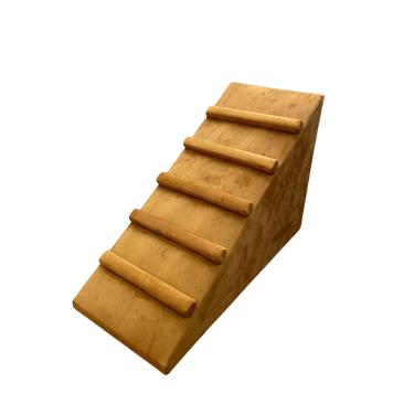 Imagem de Rampa Pet Antiderrapante Para Cachorro Gato Com Degraus Cor Terracota Liberty Móveis