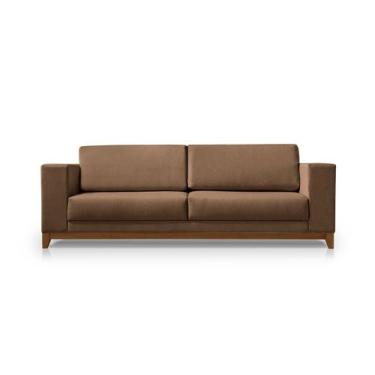 Imagem de Sofá 02 Lugares Living Bariloche 2,00 - Best Mobília, Linho Terracota