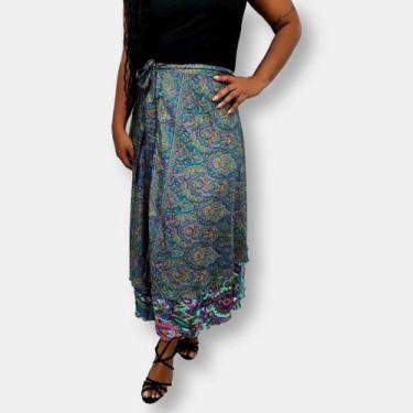 Imagem de Saia Longa Indiano Envelope Dupla Face: Várias Formas De Uso - Sarat M