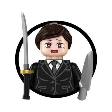 Imagem de Mini Blocos De Montar Blind Box Chainsaws Man Denji Pochita Makima Pow