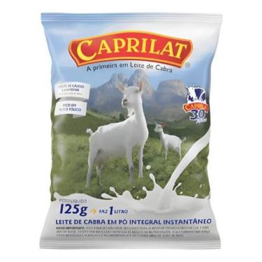 Imagem de Leite De Cabra Em Pó Integral Caprilat 125g - Faz 1 Litro