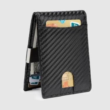 Imagem de Mini Carteira Masculina Slim Antifurto Com Bloking Rfid-Masculino