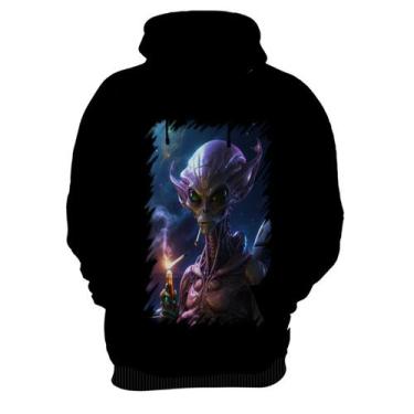 Imagem de Blusa de Frio Alien ET Fumando Alienígena 4 - Kasubeck Store®, Inf 14