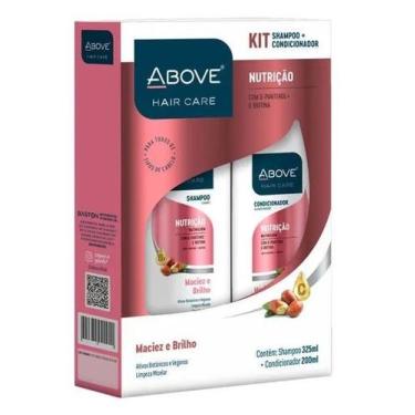Imagem de Kit Above HairCare Nutrição Maciez e Brilho Shampoo325ml+Condicionador