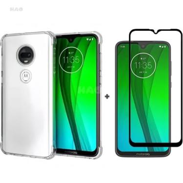 Imagem de Capa Anti choque para Moto G7 / G7 Plus + Pelicula de vidro 3D - LXL