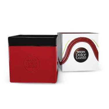 Imagem de Lixeira Depósito Cápsula Cafeteira Dolce Gusto Vermelho - NESCAFE DOLC