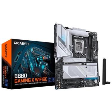 Imagem de Placa Mãe Gigabyte B860 GAMING X WIFI6E, Intel, ATX, DDR5, LED RGB, Wi
