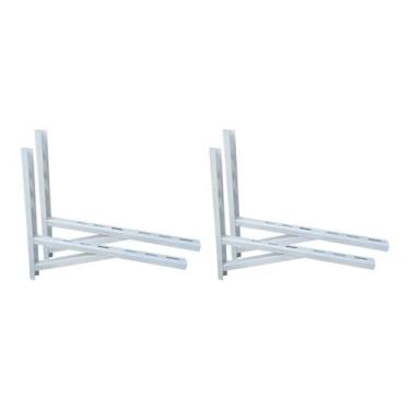 Imagem de 02 par suporte ar cond 30.000 36.000 btus 600mm com reforço - SM STEEL