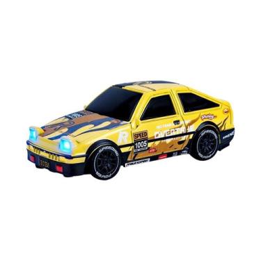 Imagem de Mini Carro RC 1/64 De Alta Velocidade Para Drift 2.4G 4WD Com Controle