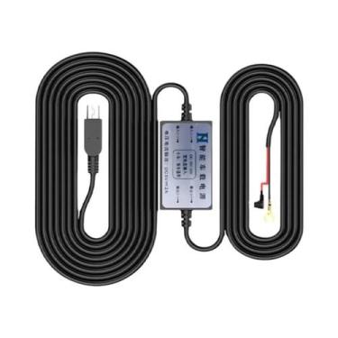 Imagem de Kit De Cabo Rígido De 3,5M Mini USB Tipo C Para Câmera Veicular DVR Co