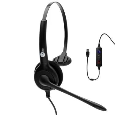 Imagem de Headset Topuse USB, Voip, Com Cancelador De Ruídos, Mod. Premium - FP 350