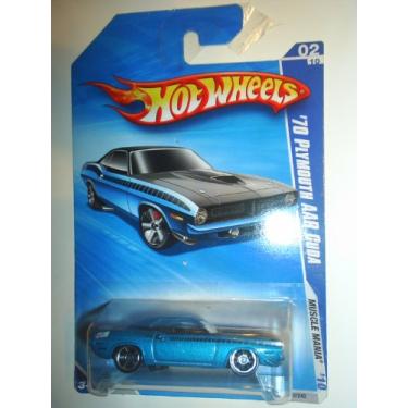 Imagem de Hot Wheels 2010 [Blue & Black] '70 Plymouth AAR CUDA #80/240, Muscle Mania #2/10