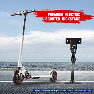 Imagem de Tingpai 1 PC Suporte de chute de scooter elétrico Suporte de chute de ferro sólido Suporte de chute de scooter elétrico Suporte de pés pa Kugoo M4