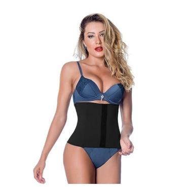 Imagem de Cinta corset modeladora ajustável afina cintura feminina CT5101 - Nayane Rodrigues
