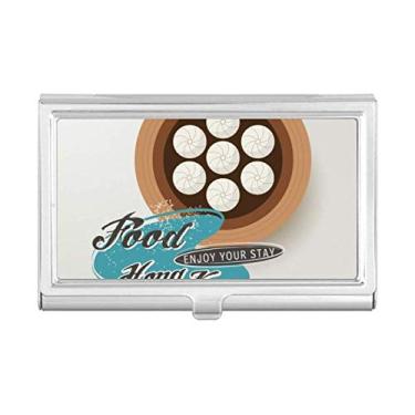 Imagem de Hong Kong Xiaolongbao Dumpling China porta-cartões de visita carteira de bolso