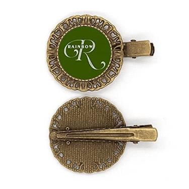 Imagem de Grampo de cabelo com letra Expression Rainbow Hairpin