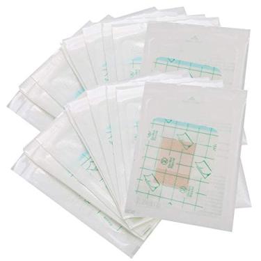 Imagem de 20 adesivos de umbigo para bebês nadando banho cordão umbilical patch fita adesiva para barriga de bebê protetor de barriga