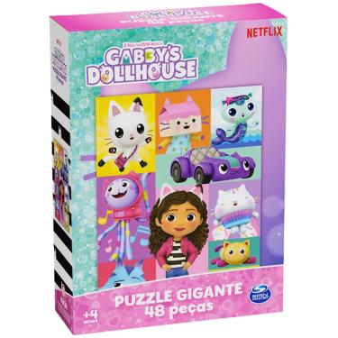 Imagem de Puzzle Gigante 48 Peças Gabby`s Dollhouse Grow