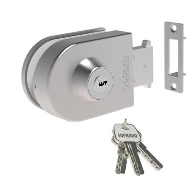 Imagem de Fechadura Auxiliar De Pressão Vidro Porta De Correr Vp530