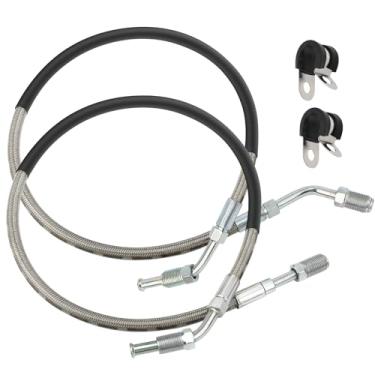 Imagem de Linha de mangueira de freio dianteira esquerda direita para Polaris Sportsman Xplorer Big Boss Magnum Trail Boss Trail Blazer Xpress Scrambler Sport Xpedition Diesel Worker 500 400 250 300 325 350 425 335 455