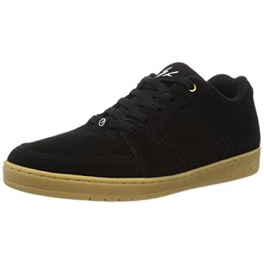 Imagem de eS Tênis masculino Accel Slim Skate, Preto/Goma, 8