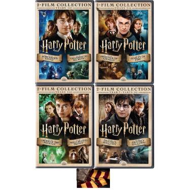 Imagem de Harry Potter Complete 8 Movie Collection Years 1-7 DVD Set Includes Glossy Print Harry Potter Art Card