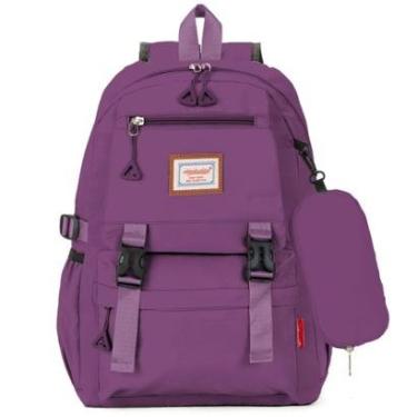 Imagem de Mochila Feminina Escolar Bolsa Faculdade Viagem Notebook-Feminino