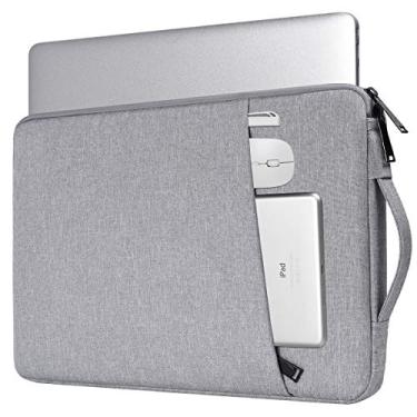 Imagem de Capa para notebook de 13”–13,3”, para Acer Spin Chromebook 513 13,3”, Lenono Duet 5, Dell ASUS HP 13.3" MacBook Air, bolsa, cinza-claro