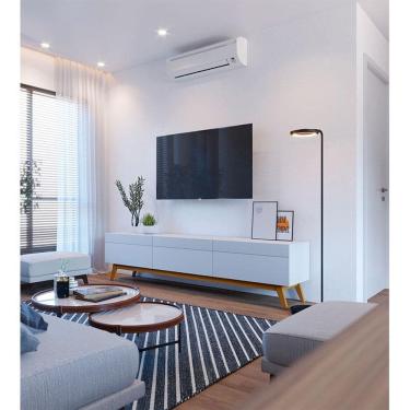 Imagem de Rack Bancada Ambiente Classic 3 Gavetas 2.2 Branco Acetinado - Imcal