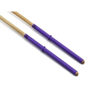Imagem de Stick Gripps Punhos de xilofone e marimba, envoltório antiderrapante para tambor, marimba e xilofone, anéis ajustáveis com ajuste personalizado (roxo)